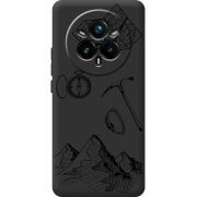 Чорний чохол BoxFace Realme 14 Pro Plus Mountains