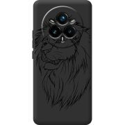 Чорний чохол BoxFace Realme 14 Pro Plus Lion