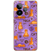Чохол BoxFace Realme GT 7 Pro Yoga Cat