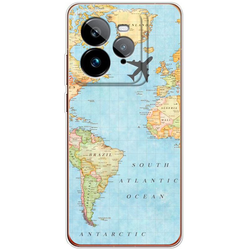 Чохол BoxFace Realme GT 7 Pro Карта