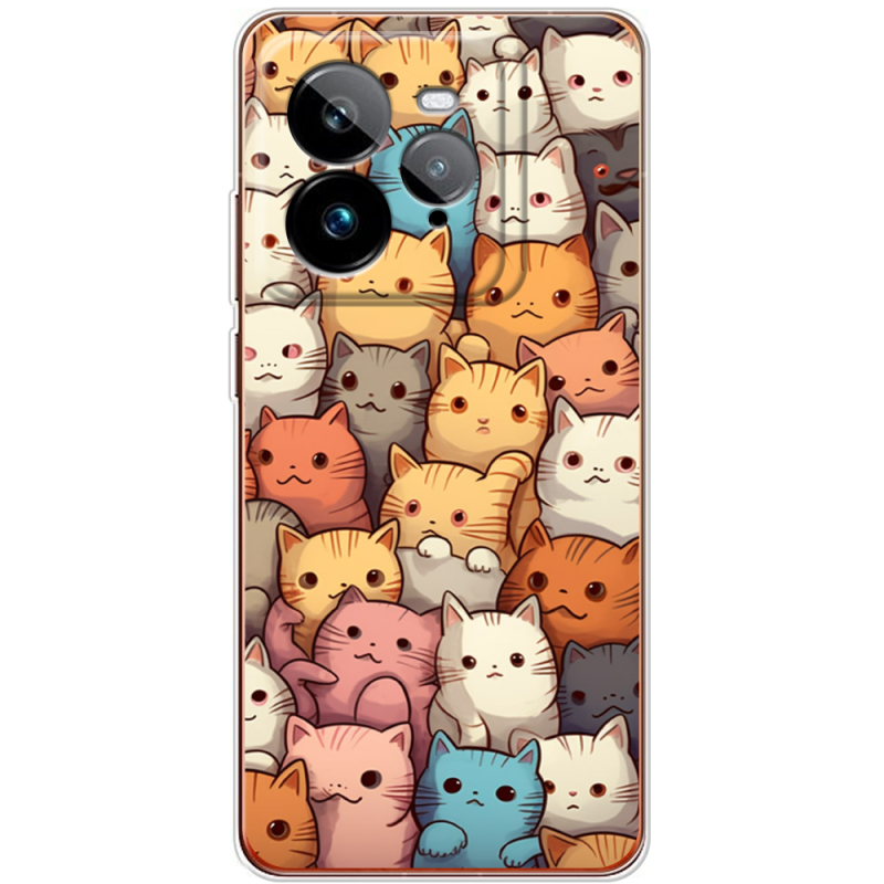 Чохол BoxFace Realme GT 7 Pro Котики муркотики