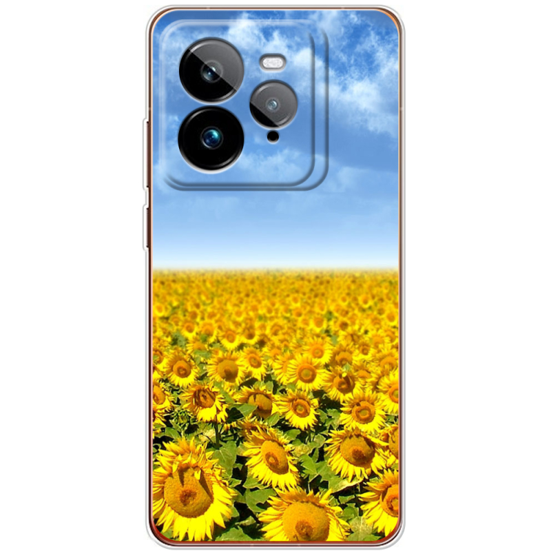 Чохол BoxFace Realme GT 7 Pro Подсолнухи