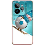 Чохол BoxFace Realme GT 7 Pro Skier Snowman