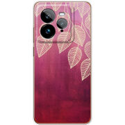 Чохол BoxFace Realme GT 7 Pro Gold Leaves