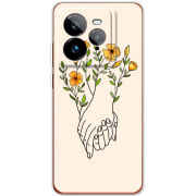 Чохол BoxFace Realme GT 7 Pro Flower Hands