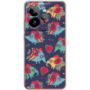 Чохол BoxFace Realme GT 7 Pro Flying Elephants