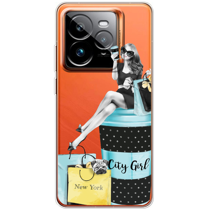 Прозорий чохол BoxFace Realme GT 7 Pro City Girl