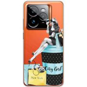 Прозорий чохол BoxFace Realme GT 7 Pro City Girl