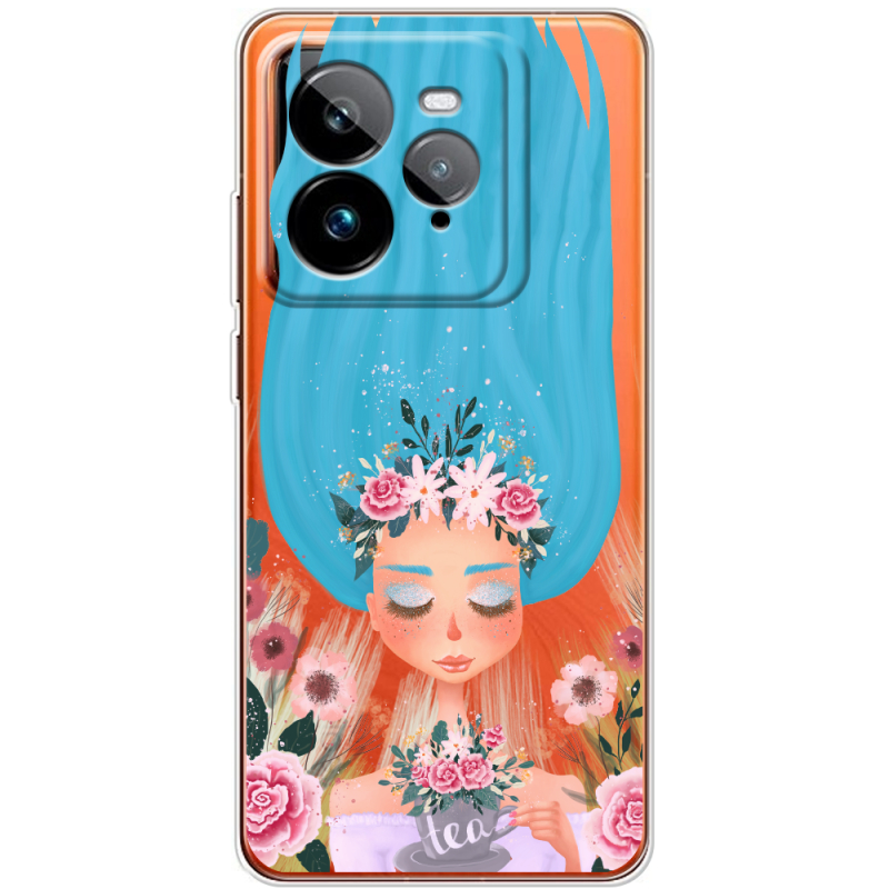 Прозорий чохол BoxFace Realme GT 7 Pro Blue Hair