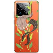 Прозорий чохол BoxFace Realme GT 7 Pro Cute Mermaid