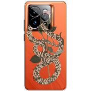 Прозорий чохол BoxFace Realme GT 7 Pro Glamor Snake