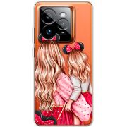 Прозорий чохол BoxFace Realme GT 7 Pro Mouse Girls
