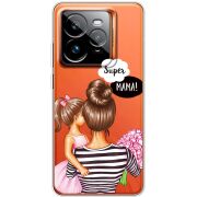 Прозорий чохол BoxFace Realme GT 7 Pro Super Mama and Daughter