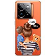 Прозорий чохол BoxFace Realme GT 7 Pro Super Mama and Son
