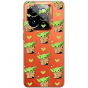 Прозорий чохол BoxFace Realme GT 7 Pro Pattern Baby Yoda