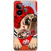Прозорий чохол BoxFace Realme GT 7 Pro Winter Puggy