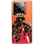 Прозорий чохол BoxFace Realme GT 7 Pro Queen and Princess