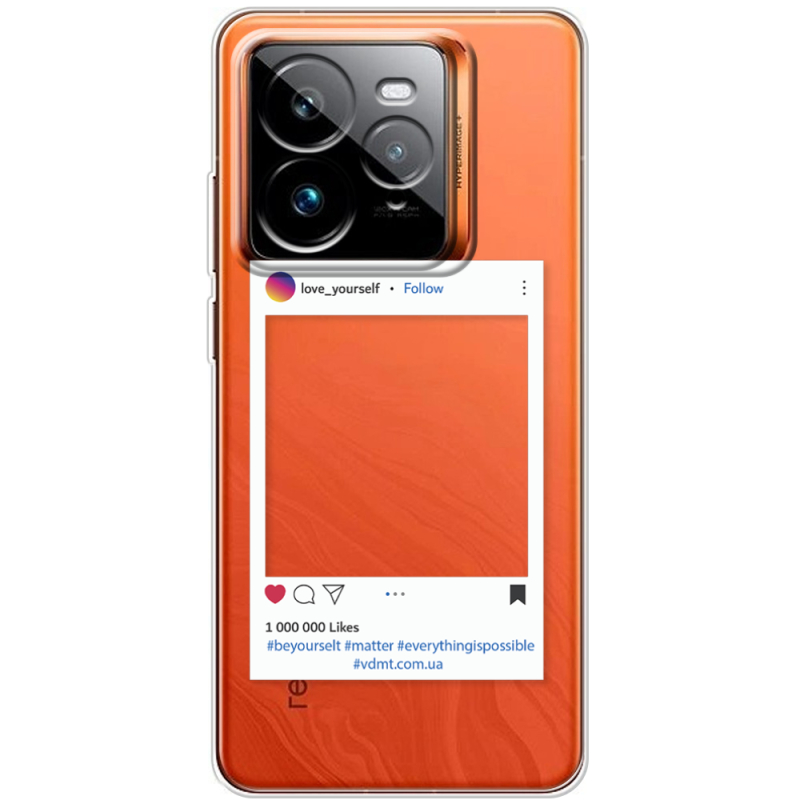 Прозорий чохол BoxFace Realme GT 7 Pro Insta
