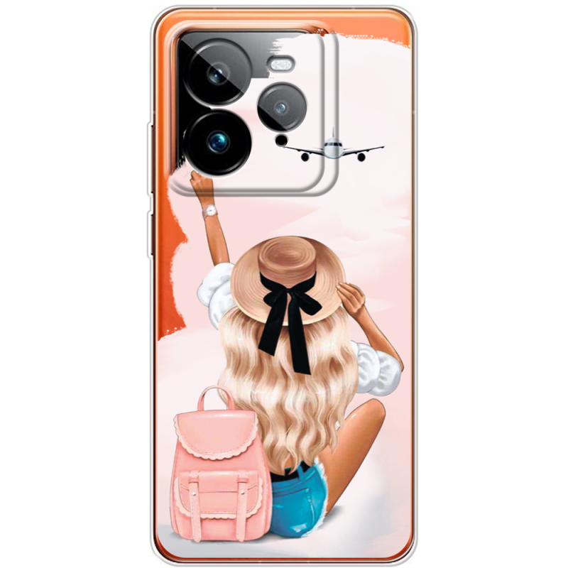 Прозорий чохол BoxFace Realme GT 7 Pro Travel Girl
