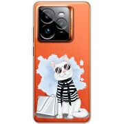 Прозорий чохол BoxFace Realme GT 7 Pro Cat Style