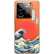 Прозорий чохол BoxFace Realme GT 7 Pro Большая волна в Канагаве