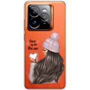 Прозорий чохол BoxFace Realme GT 7 Pro love is in the air