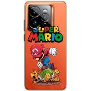 Прозорий чохол BoxFace Realme GT 7 Pro Super Mario
