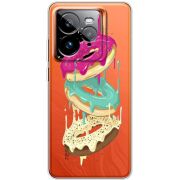 Прозорий чохол BoxFace Realme GT 7 Pro Donuts