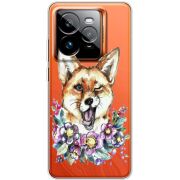 Прозорий чохол BoxFace Realme GT 7 Pro Winking Fox