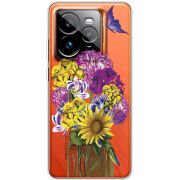 Прозорий чохол BoxFace Realme GT 7 Pro My Bouquet