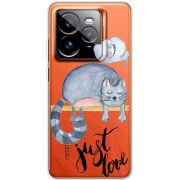 Прозорий чохол BoxFace Realme GT 7 Pro Just Love