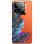 Прозорий чохол BoxFace Realme GT 7 Pro Feathers