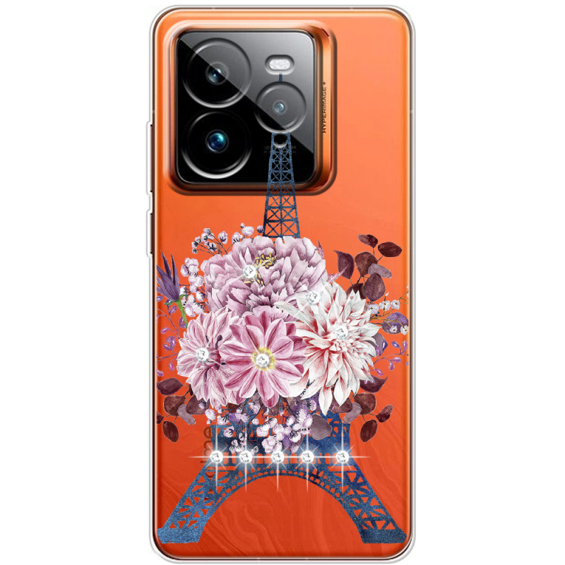 Чохол зі стразами Realme GT 7 Pro Eiffel Tower