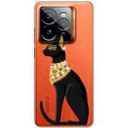 Чохол зі стразами Realme GT 7 Pro Egipet Cat