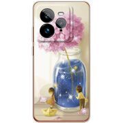 Чохол зі стразами Realme GT 7 Pro Little Boy and Girl