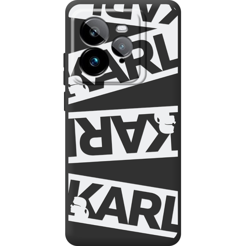 Чорний чохол BoxFace Realme GT 7 Pro White Karl