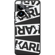 Чорний чохол BoxFace Realme GT 7 Pro White Karl