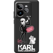 Чорний чохол BoxFace Realme GT 7 Pro For Karl