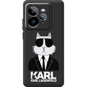 Чорний чохол BoxFace Realme GT 7 Pro Cat in Black