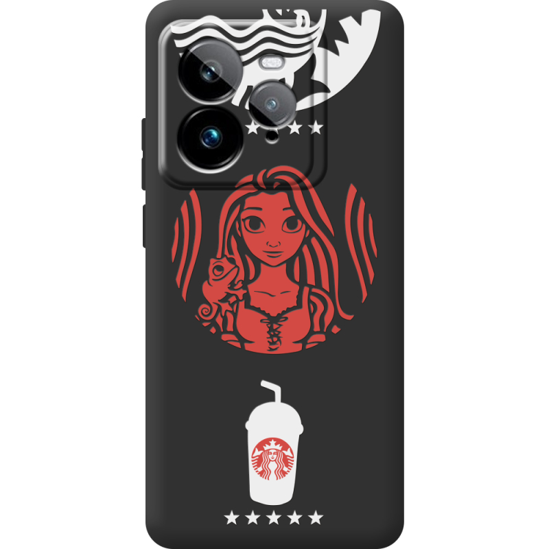 Чорний чохол BoxFace Realme GT 7 Pro RedWhite Coffee