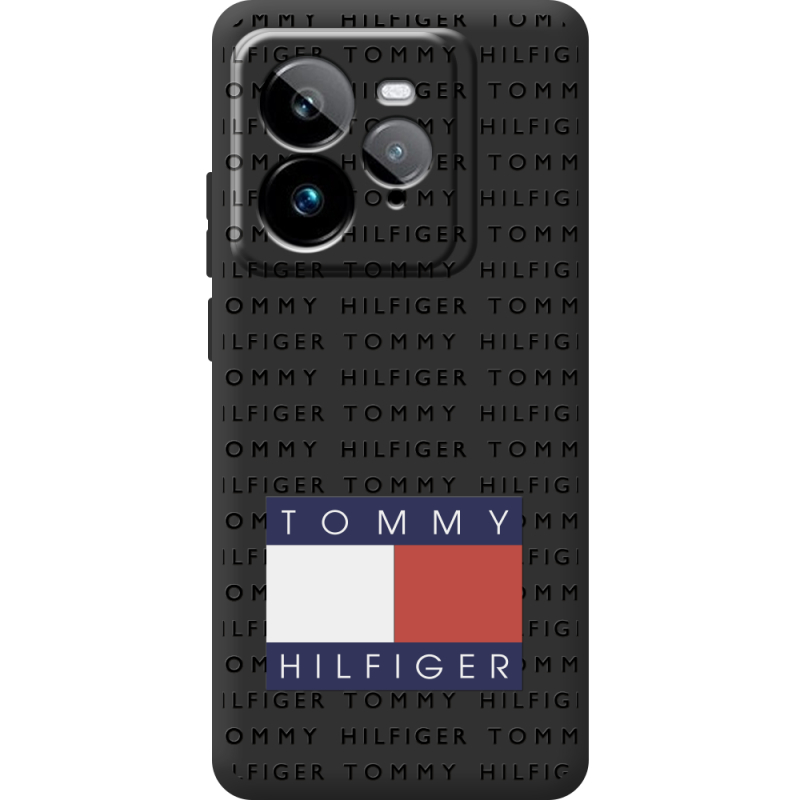 Чорний чохол BoxFace Realme GT 7 Pro Tommy Print
