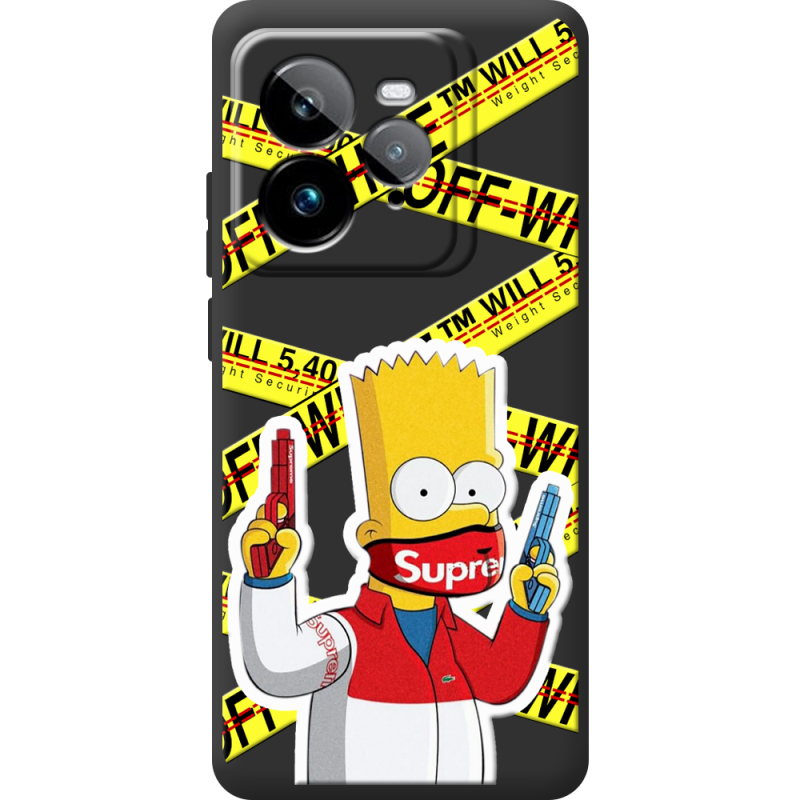 Чорний чохол BoxFace Realme GT 7 Pro White Bart