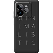 Чорний чохол BoxFace Realme GT 7 Pro Minimalistic