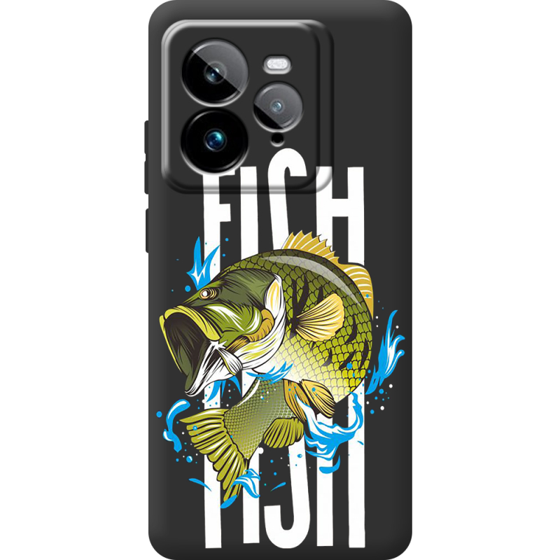 Чорний чохол BoxFace Realme GT 7 Pro Fish