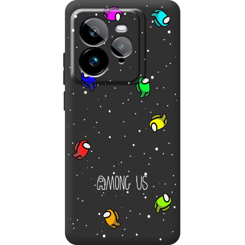 Чорний чохол BoxFace Realme GT 7 Pro Among Us Invisible