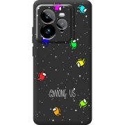 Чорний чохол BoxFace Realme GT 7 Pro Among Us Invisible