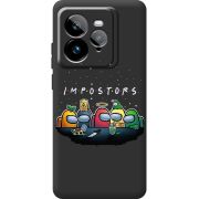 Чорний чохол BoxFace Realme GT 7 Pro Among Us Impostors