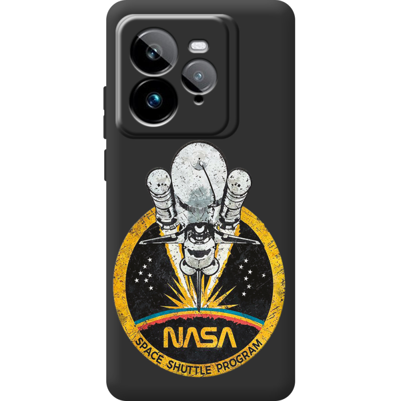 Чорний чохол BoxFace Realme GT 7 Pro NASA Spaceship