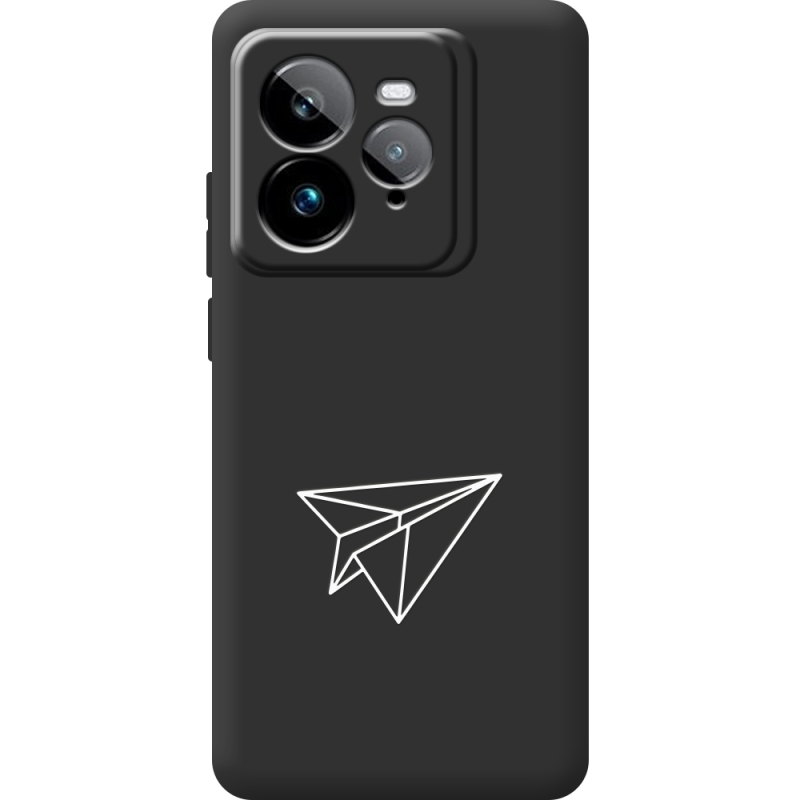 Чорний чохол BoxFace Realme GT 7 Pro Paper Plane
