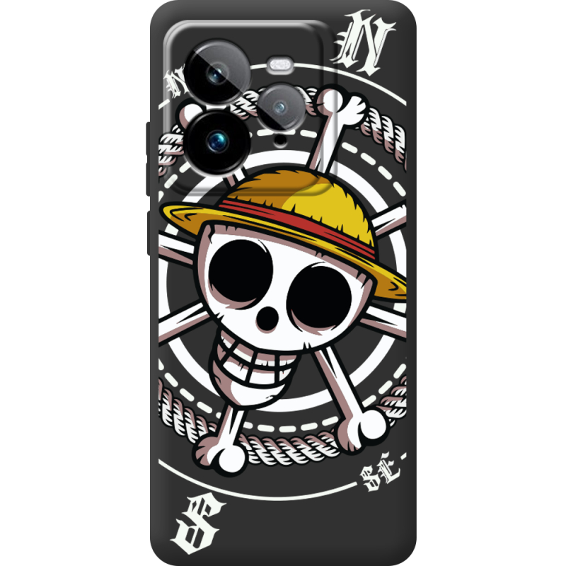 Чорний чохол BoxFace Realme GT 7 Pro One Piece Компас